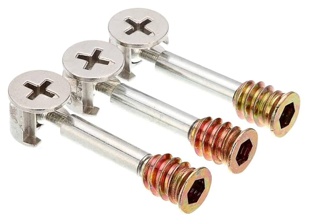 Amazon.co.jp: ネジセット 50個 3 in 1 M6x40mm 家具ネジ